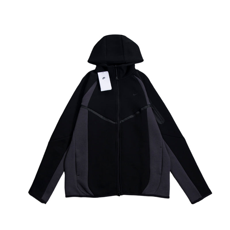 Nike Tech Men's Color-Block Full-Zip Fleece Windrunner Jacket
