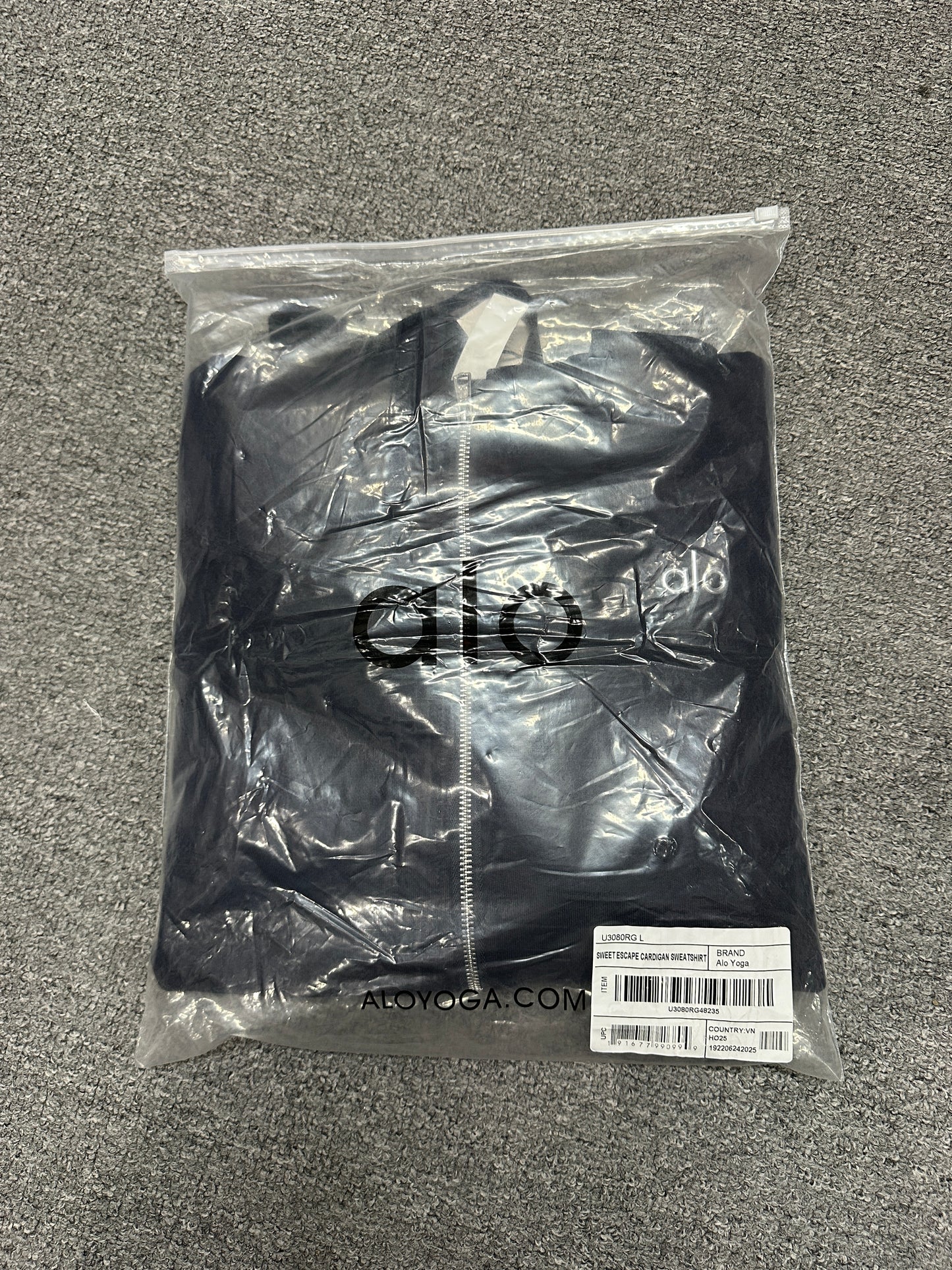 ALO Accolade Full Zip Hoodie – Unisex French Terry Zip-Up Sweatshirt