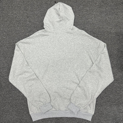ALO Accolade Full Zip Hoodie in Athletic Heather Grey front view