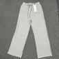 ALO Accolade Straight Leg Sweatpant in Athletic Heather Grey front view
