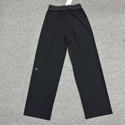 Alo Yoga Pursuit Trouser Front View High-Waist Wide-Leg Pants Wholesale