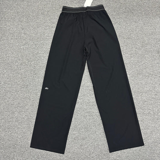 Alo Yoga Pursuit Trouser Front View High-Waist Wide-Leg Pants Wholesale