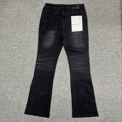 Purple Brand P004 Slim Flare Jeans Black
