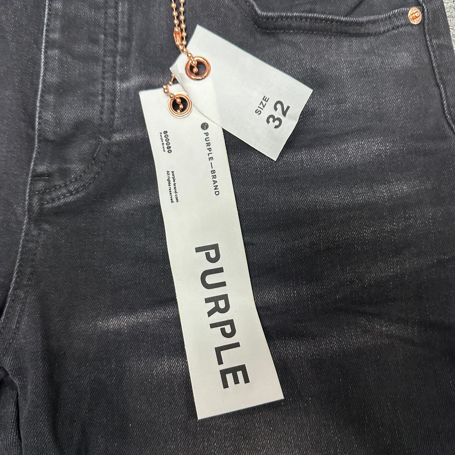 Purple Brand P004 Slim Flare Jeans Black