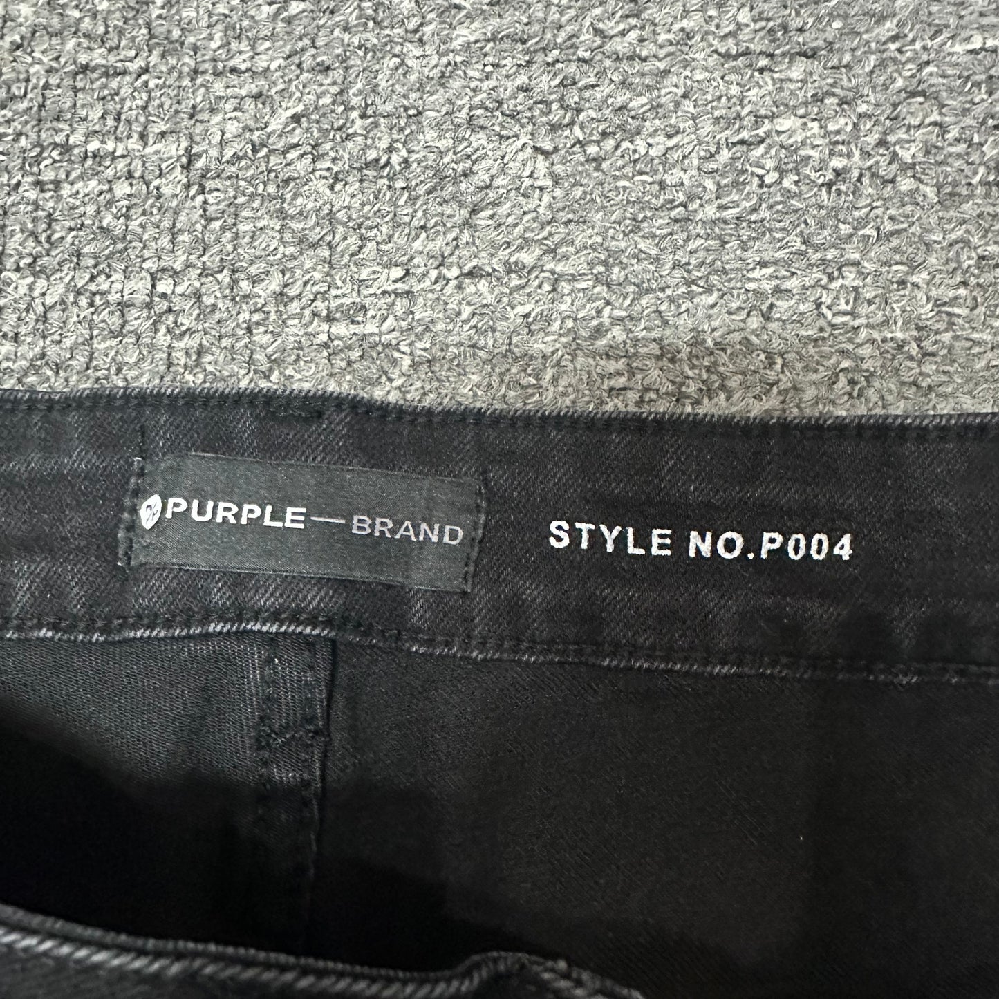 Purple Brand P004 Slim Flare Jeans Black