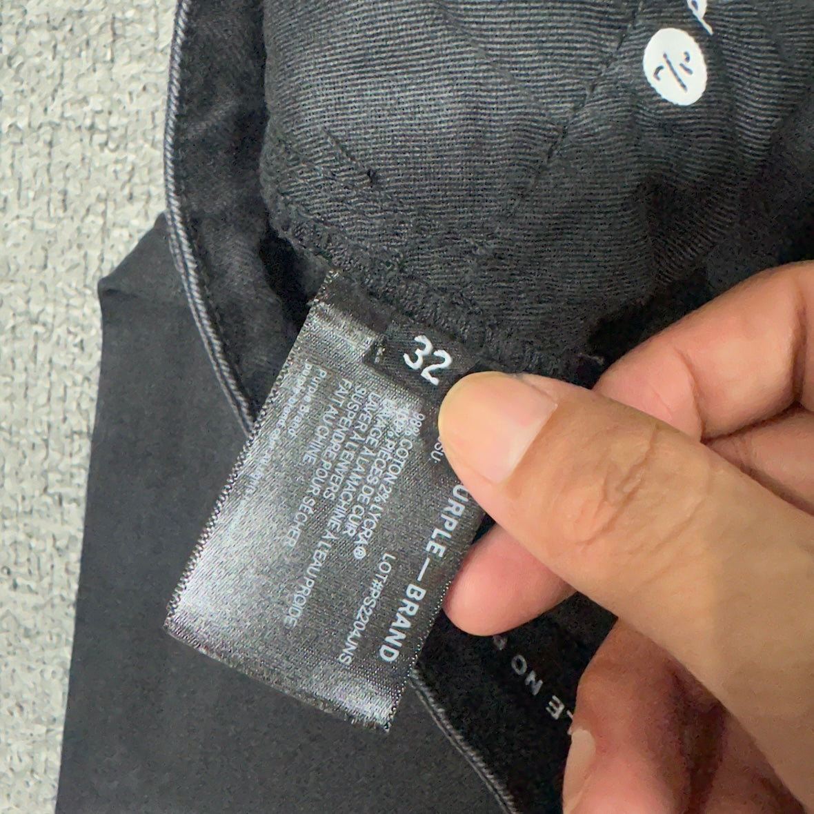 Purple Brand P004 Slim Flare Jeans Black