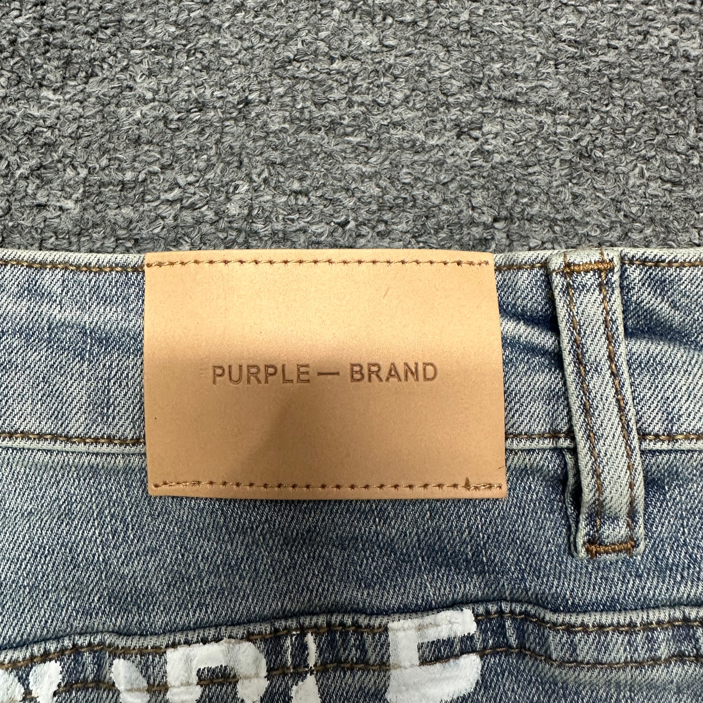 Purple Brand P001 Double Script Skinny Jeans Grey