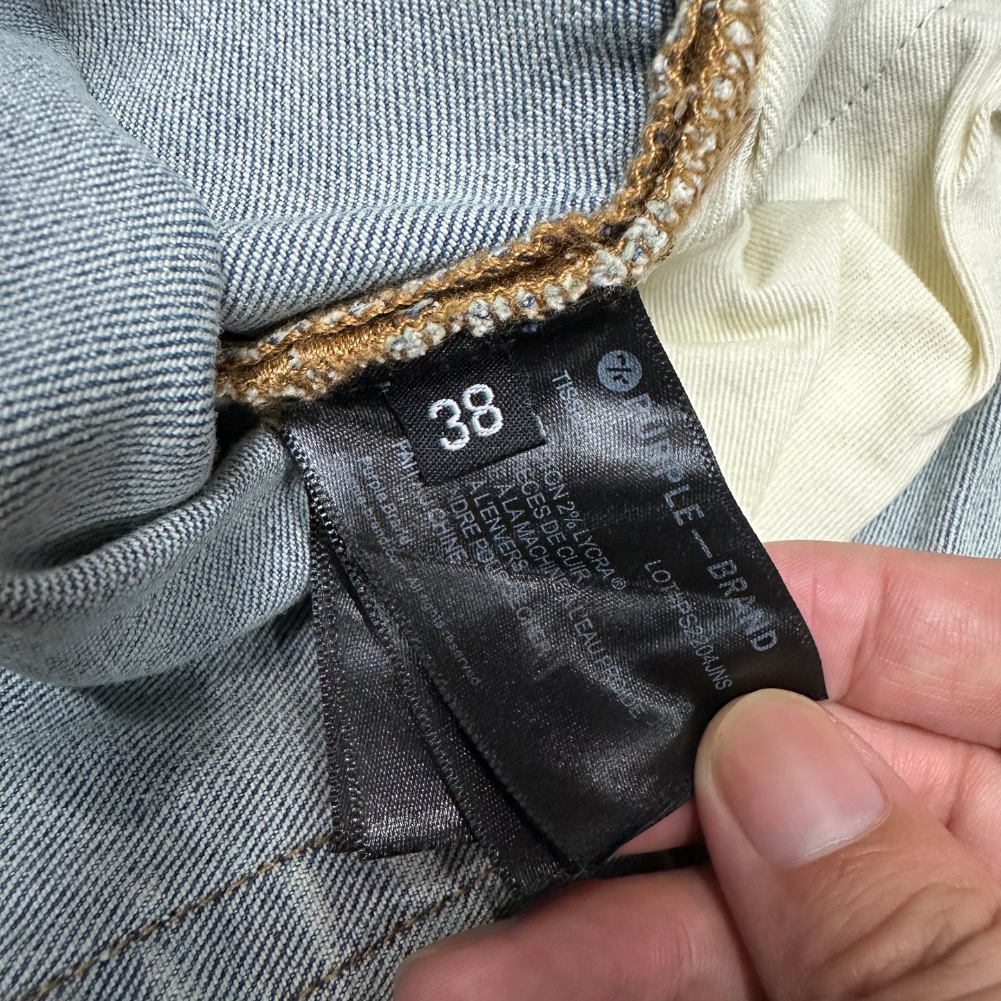 Purple Brand P001 Double Script Skinny Jeans Grey