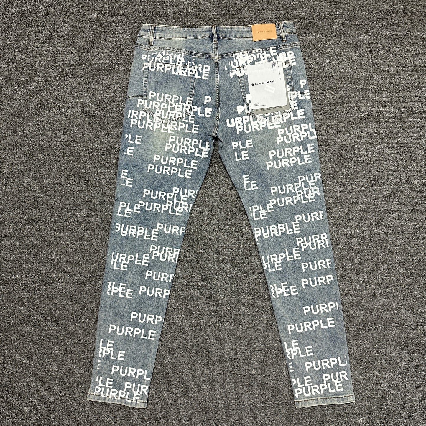 Purple Brand P001 Double Script Skinny Jeans Grey