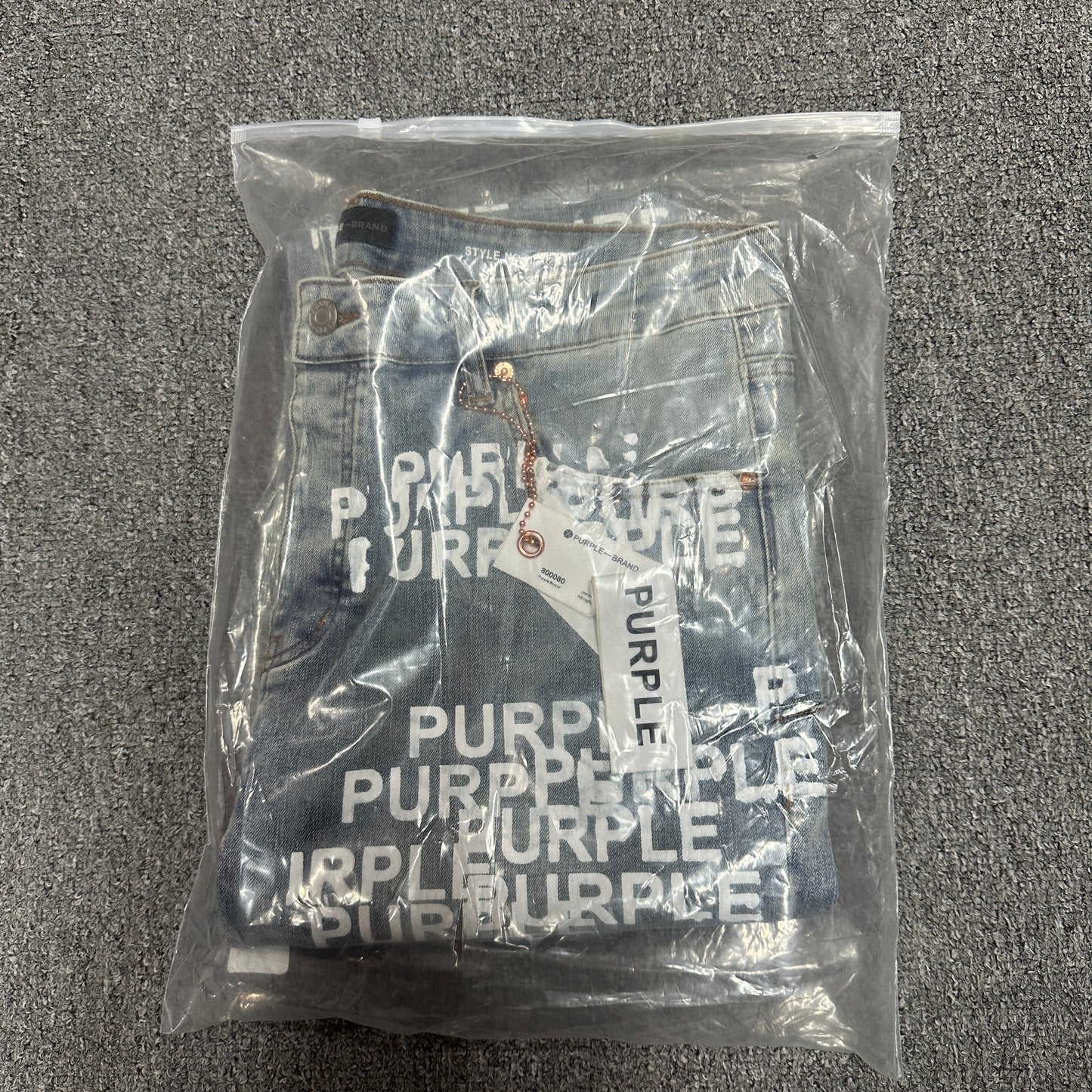 Purple Brand P001 Double Script Skinny Jeans Grey