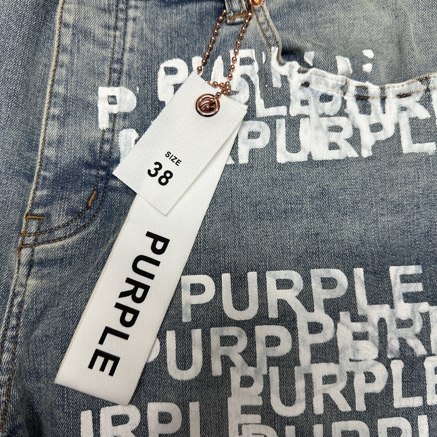 Purple Brand P001 Double Script Skinny Jeans Grey