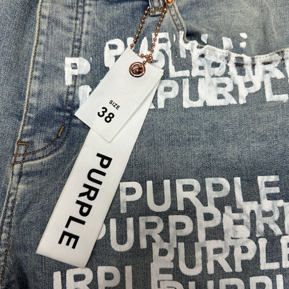 Purple Brand P001 Double Script Skinny Jeans Grey