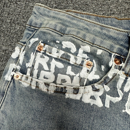 Purple Brand P001 Double Script Skinny Jeans Grey