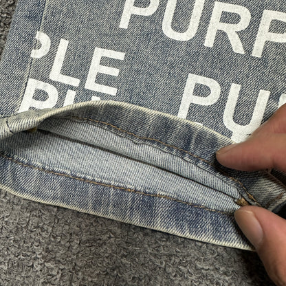 Purple Brand P001 Double Script Skinny Jeans Grey