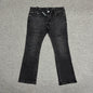 Purple Brand P004 Slim Flare Jeans Washed Black