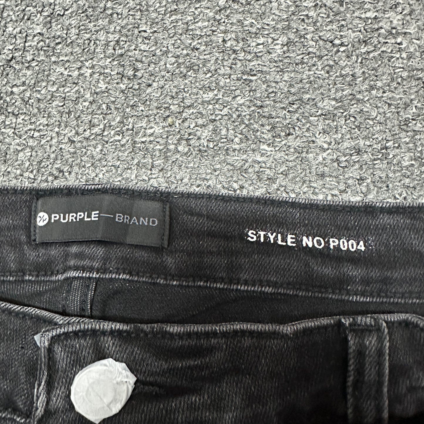 Purple Brand P004 Slim Flare Jeans Washed Black