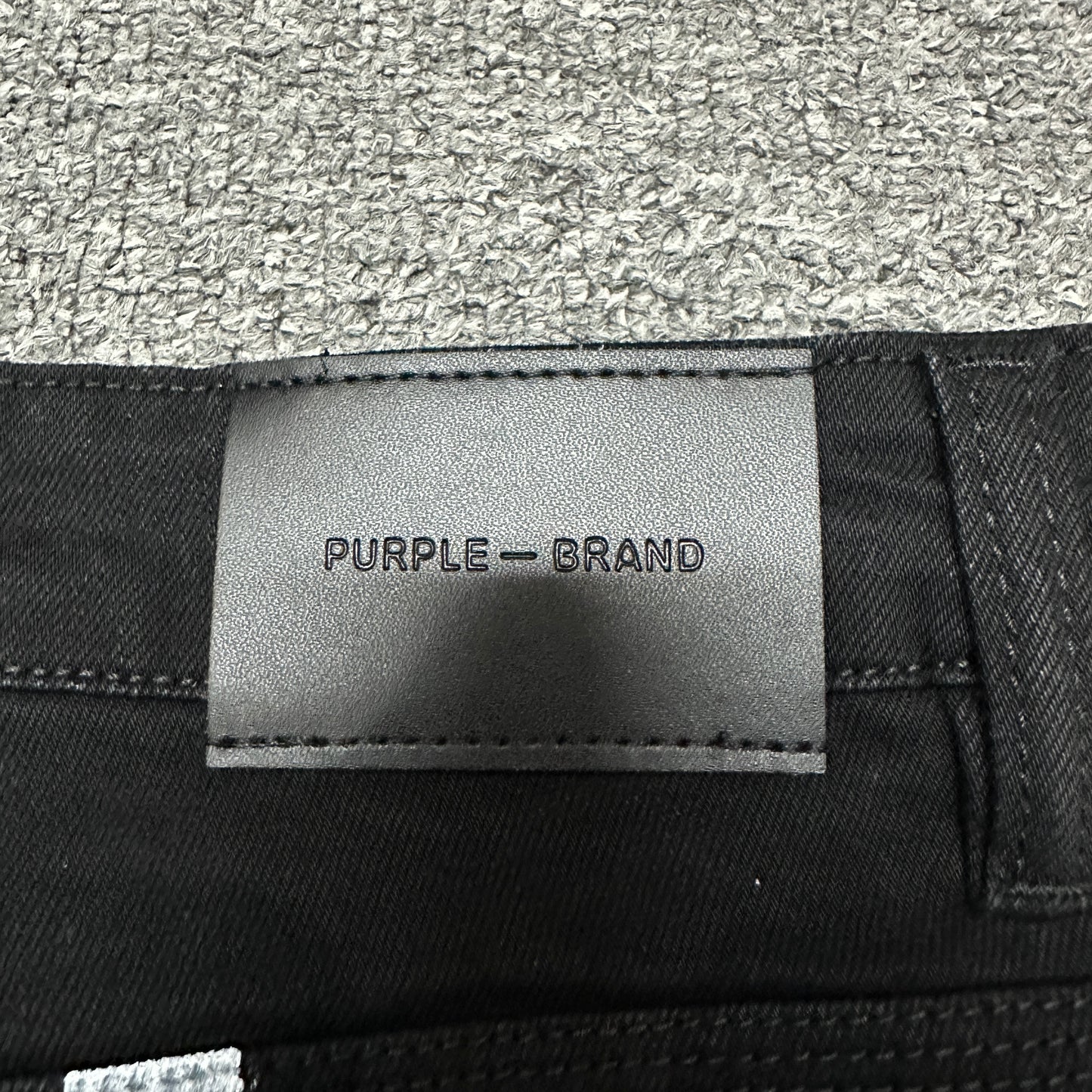 Purple Brand P001 Double Script Skinny Jeans Black