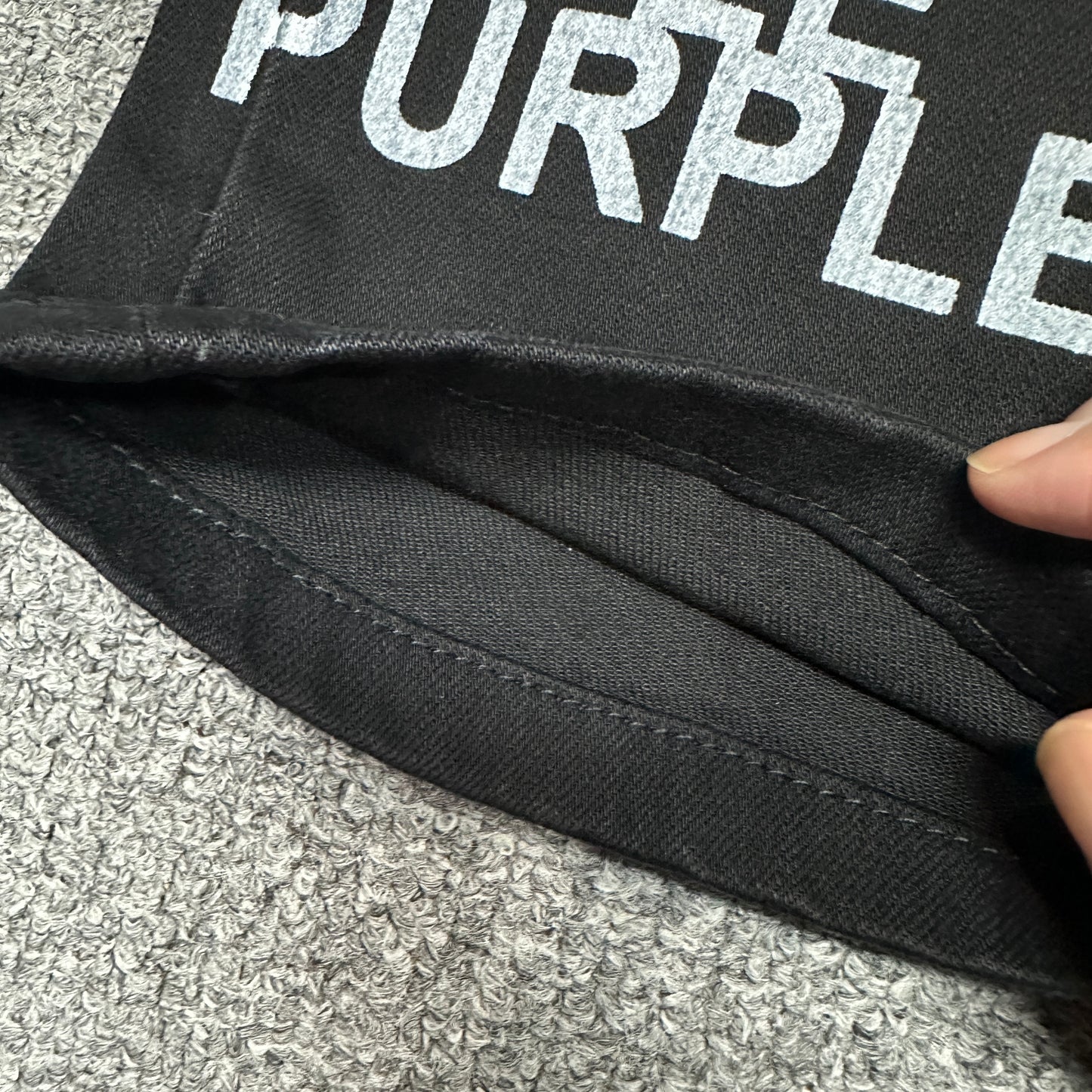 Purple Brand P001 Double Script Skinny Jeans Black