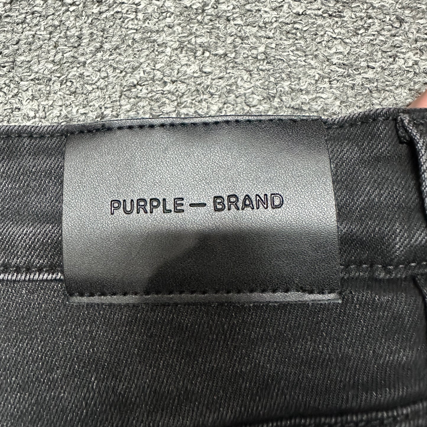 Purple Brand P005 Slim Straight Jeans Black PU11