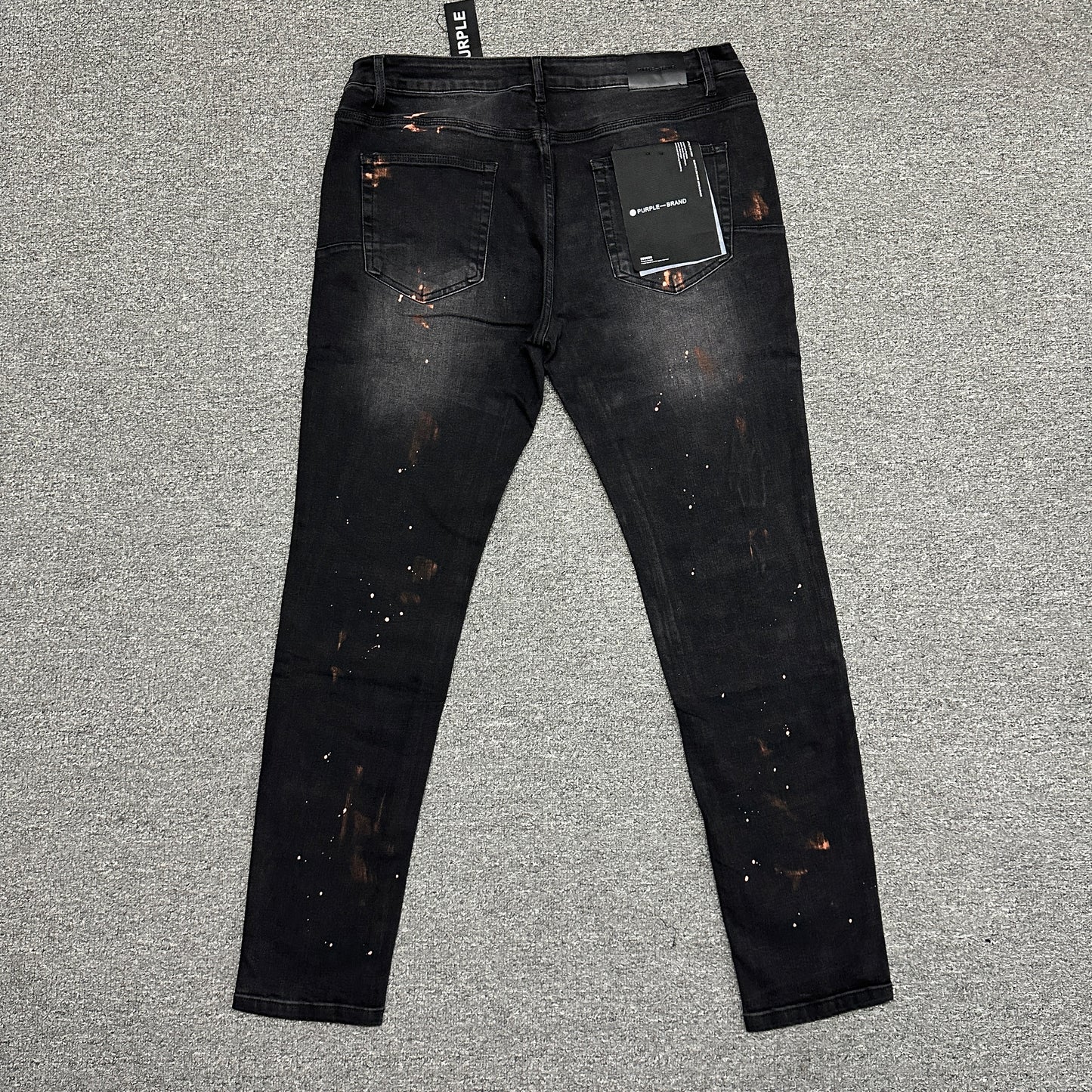 Purple Brand P005 Slim Straight Jeans Black PU11
