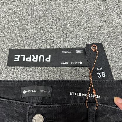 Purple Brand P005 Slim Straight Jeans Black PU11