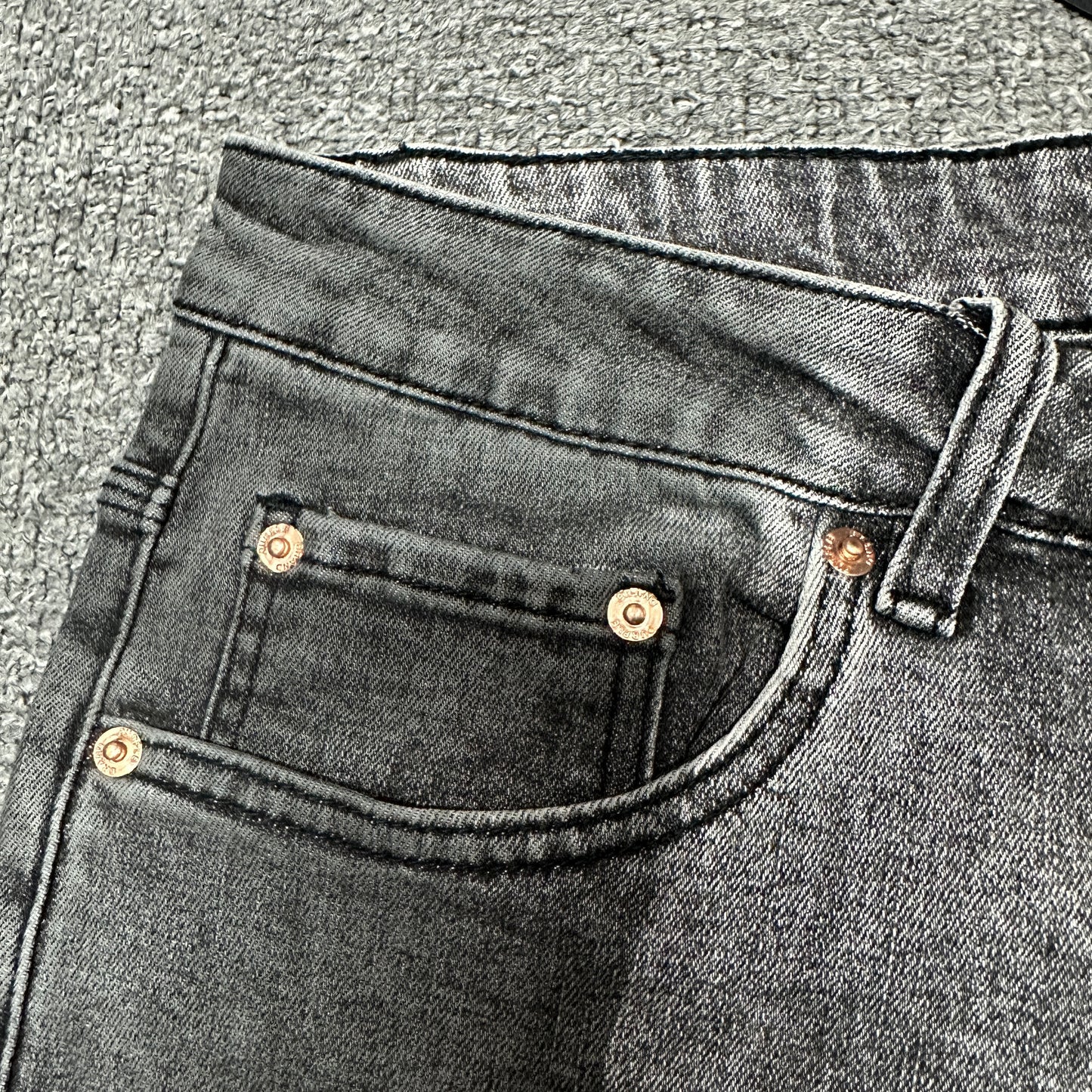 Purple Brand P001 Distressed Skinny Jeans Indigo PU13