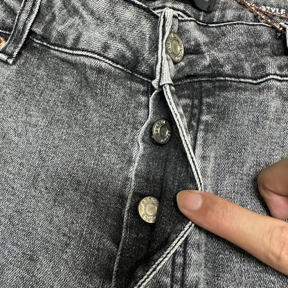 Purple Brand P001 Distressed Skinny Jeans Indigo PU13