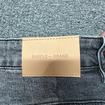 Purple Brand P001 Distressed Skinny Jeans Indigo PU13