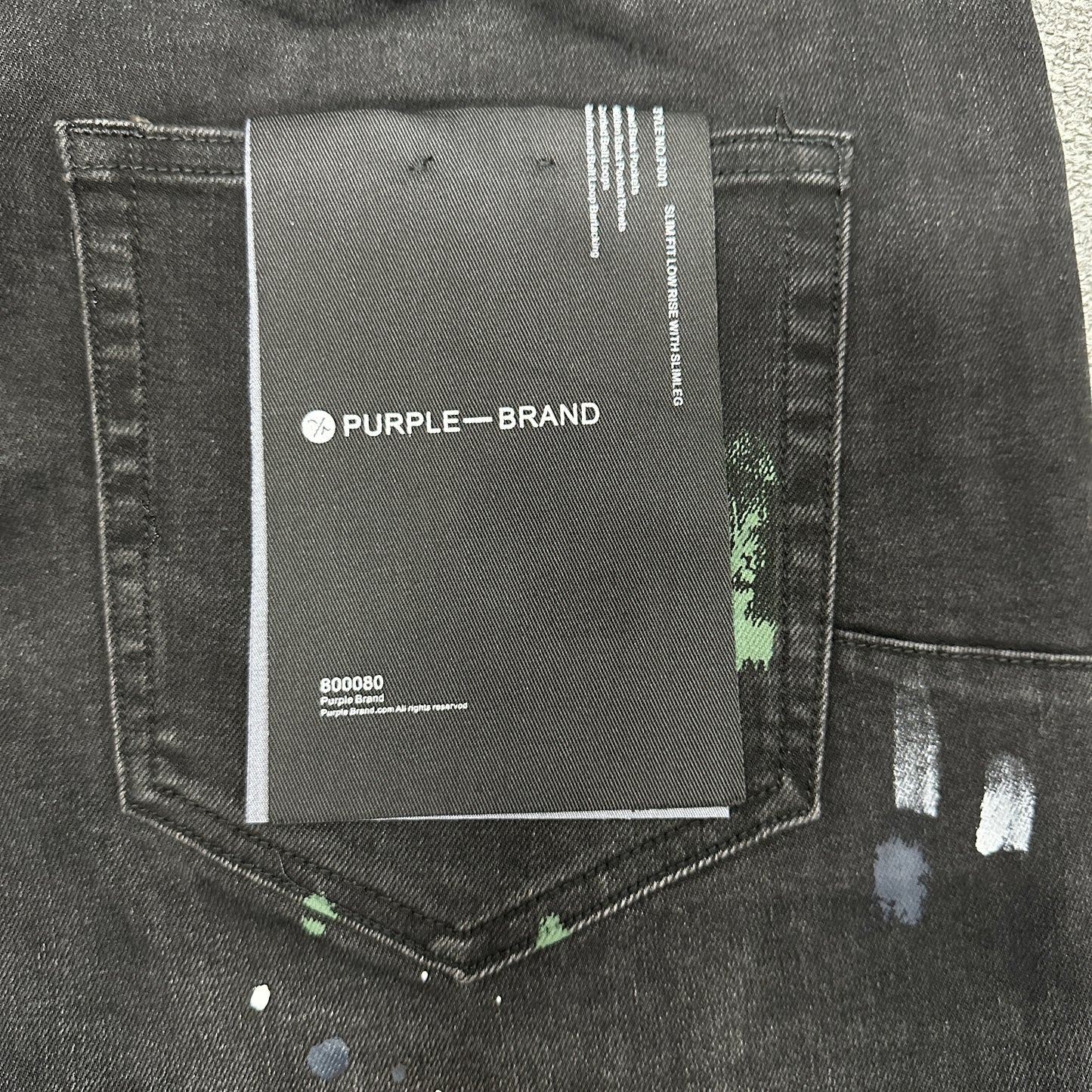 Purple Brand P011 Straight Jeans Indigo PU17