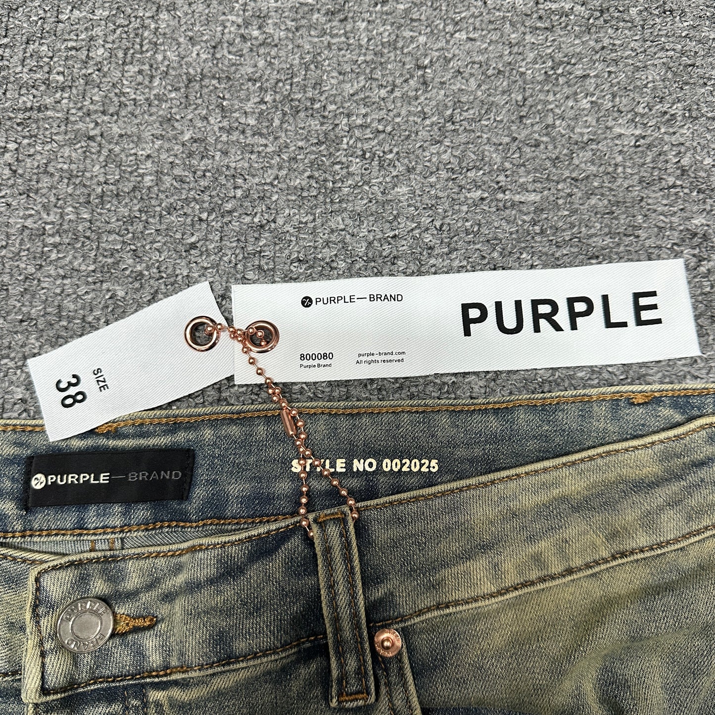 Purple Brand P011 Straight Jeans Indigo PU18