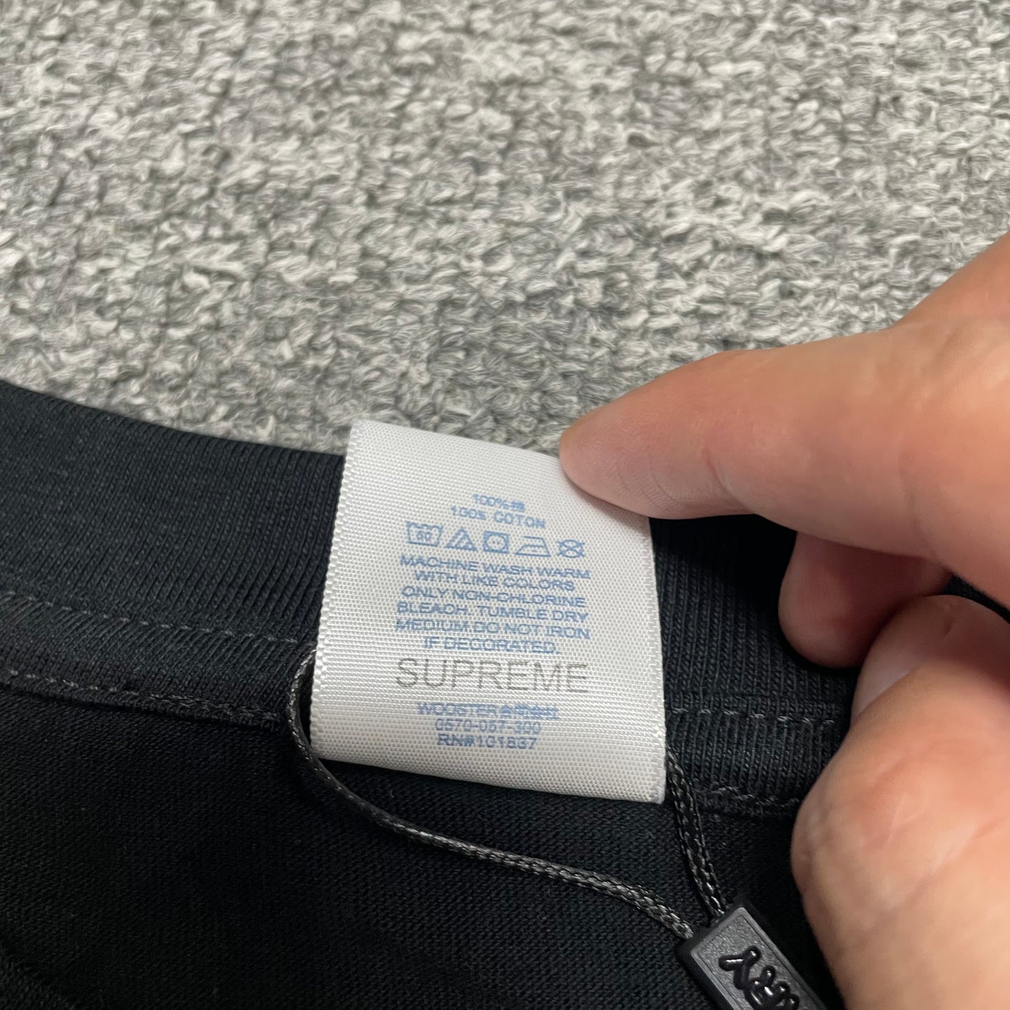 Supreme x Burberry Box Logo Tee