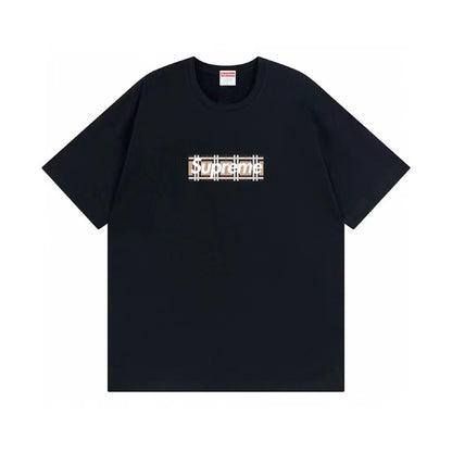 Supreme x Burberry Box Logo Tee