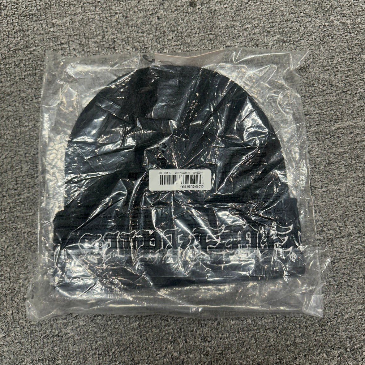 Supreme Old English Rhinestone Beanie