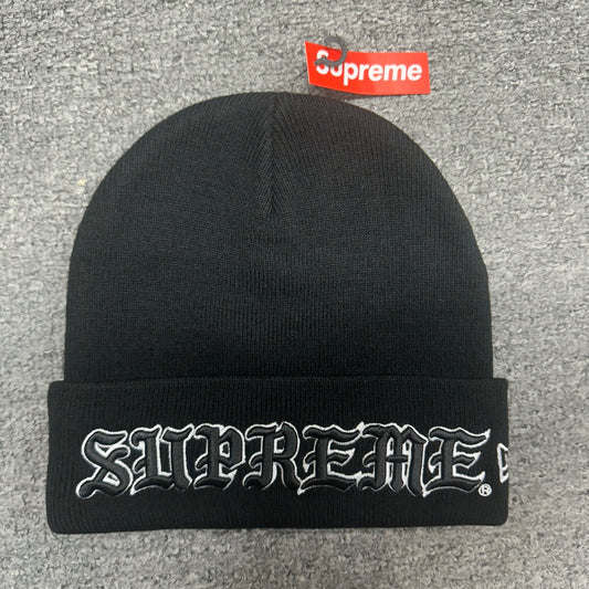 Supreme Old English Rhinestone Beanie
