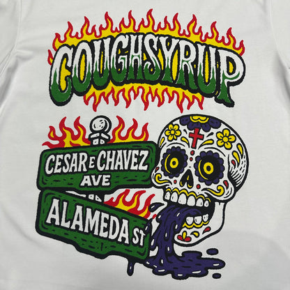 That's An Awful Lot Of Cough Syrup × Cesar E Chavez Tee White