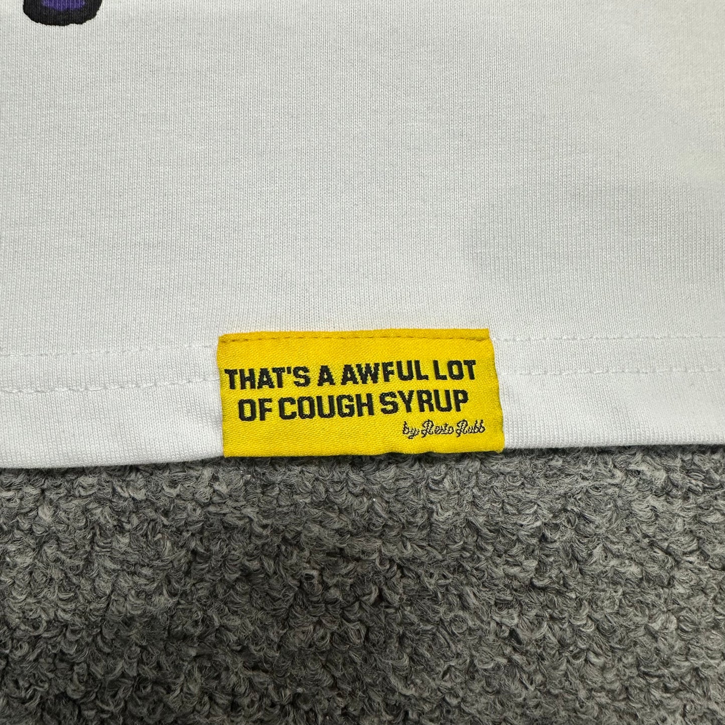 That's An Awful Lot Of Cough Syrup × Cesar E Chavez Tee White