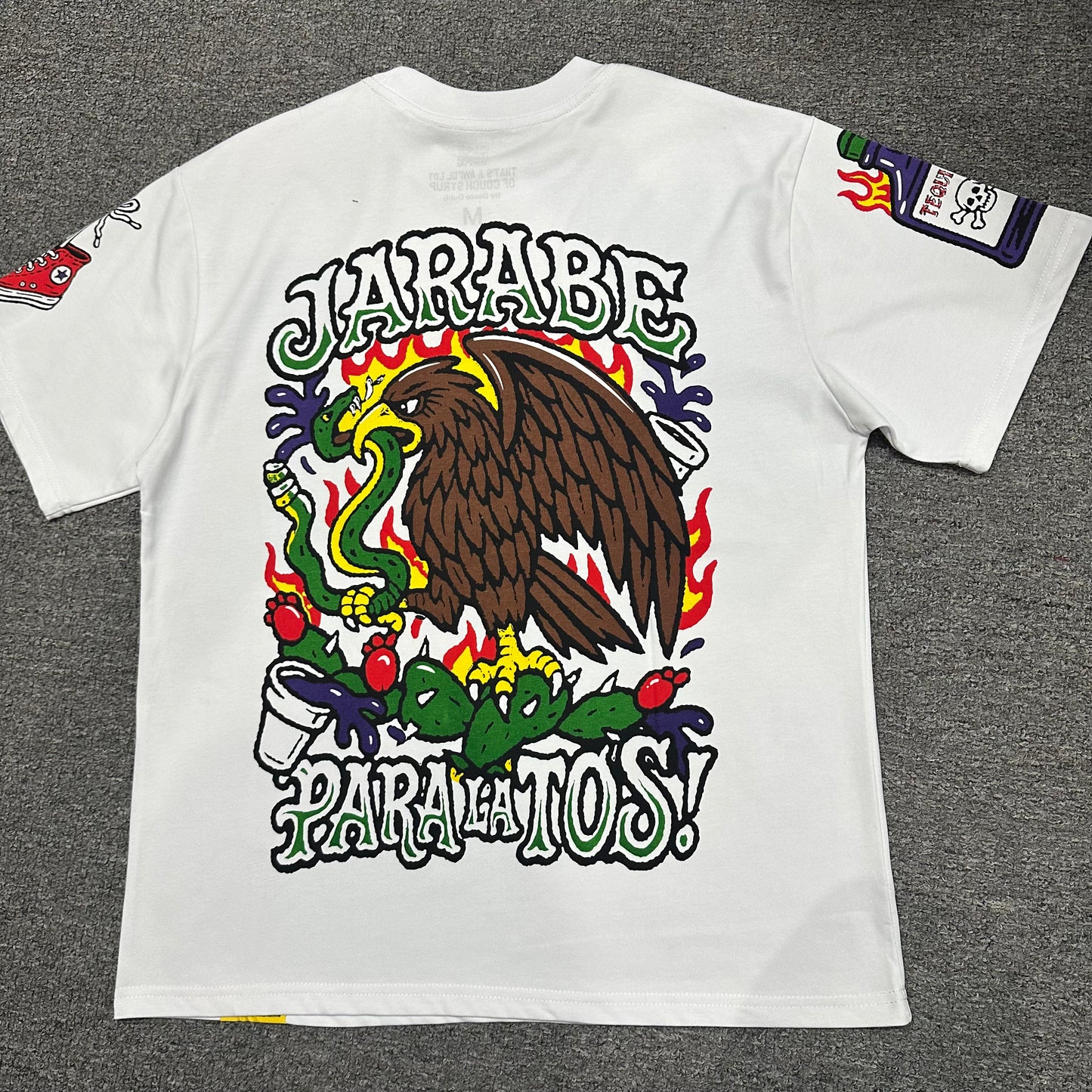 That's An Awful Lot Of Cough Syrup × Cesar E Chavez Tee White