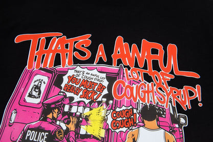 That's A Awful Lot Of Cough Syrup Cartoon Graphic T-Shirt