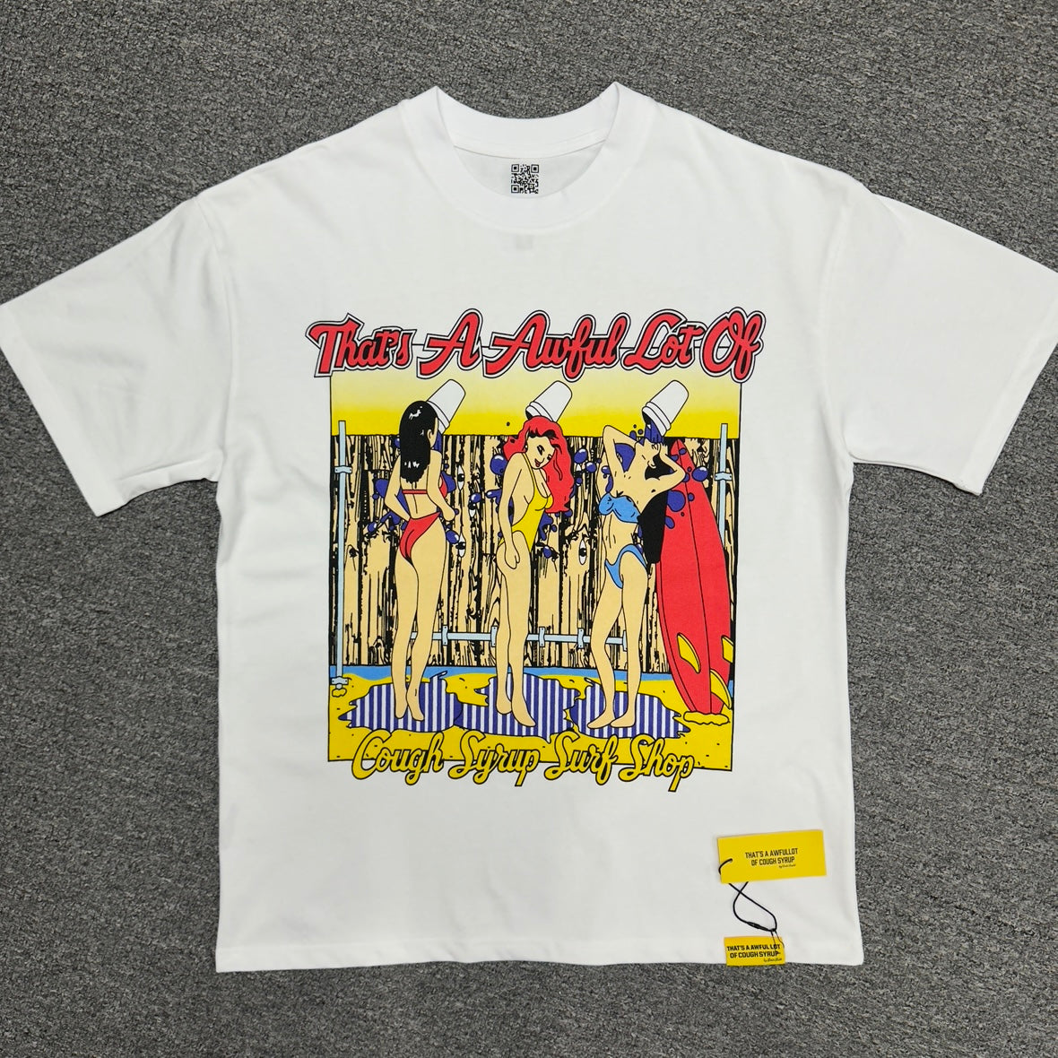 The "Surf Shop" graphic t-shirt
