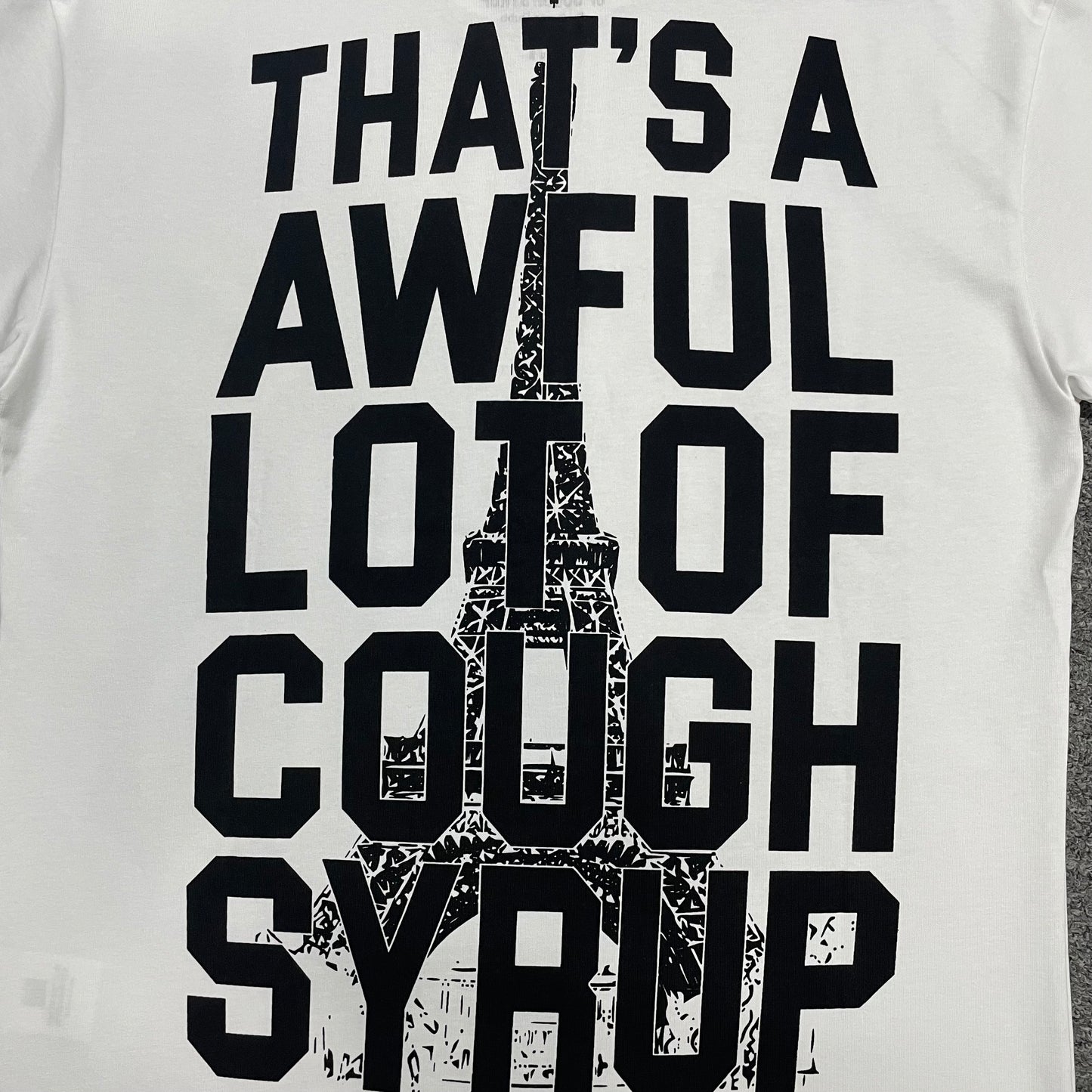 The "Paris Eiffel Tower" graphic t-shirt