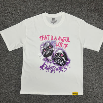 The "Emotions" skull graphic t-shirt