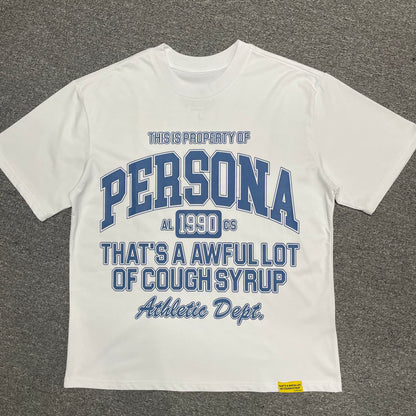 That's A Awful Lot Of Cough Syrup x Persona "Athletic Dept" Tee.