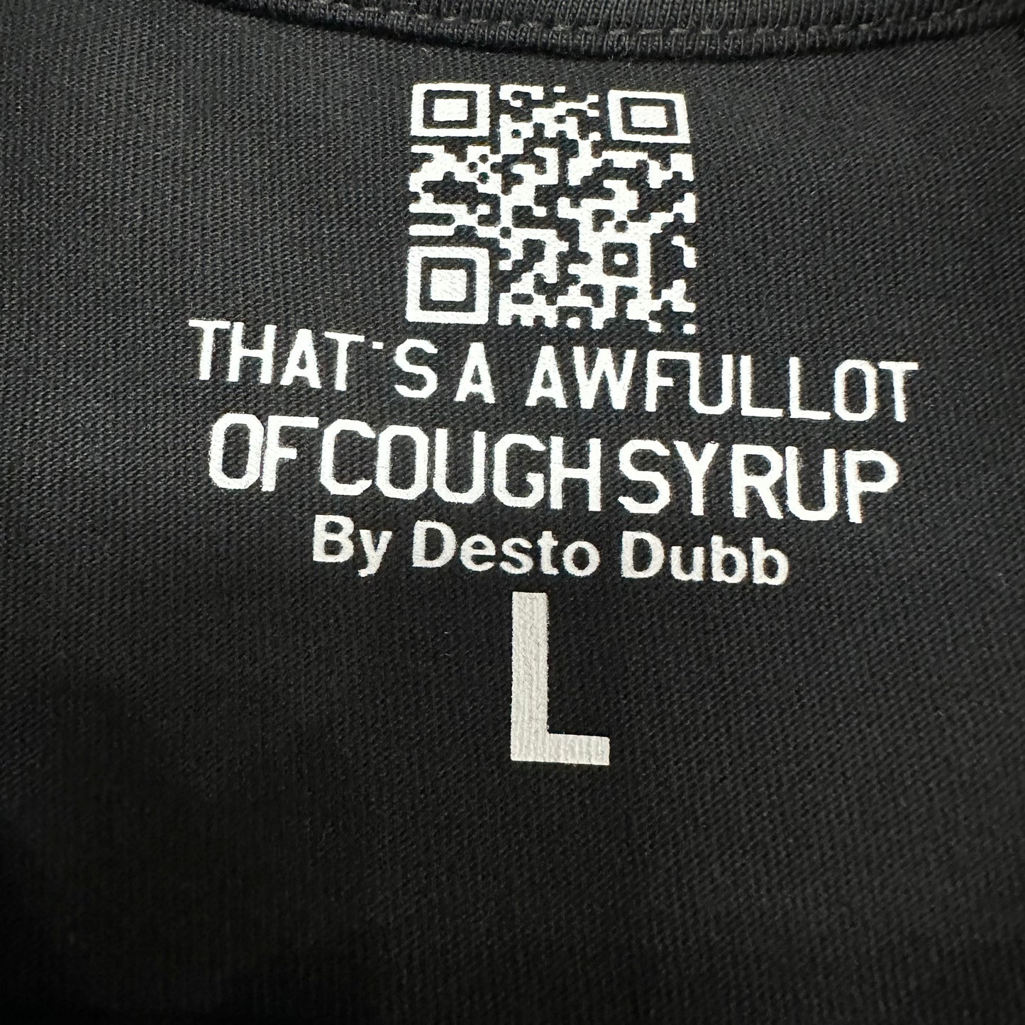That's A Awful Lot Of Cough Syrup x Persona "Athletic Dept" Tee.
