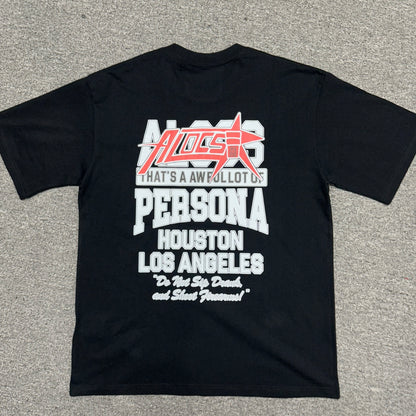 That's A Awful Lot Of Cough Syrup x Persona "Athletic Dept" Tee.