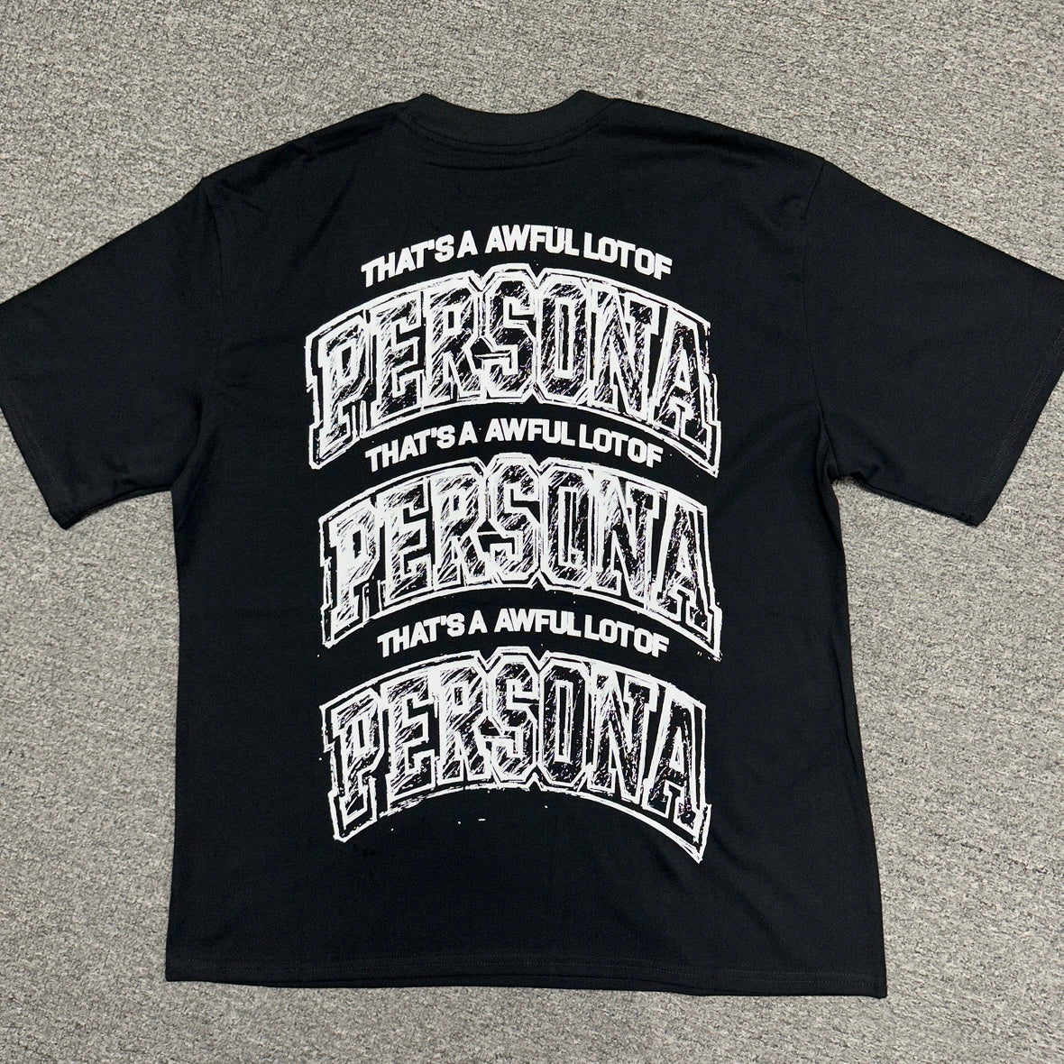 The "Persona" graphic t-shirt