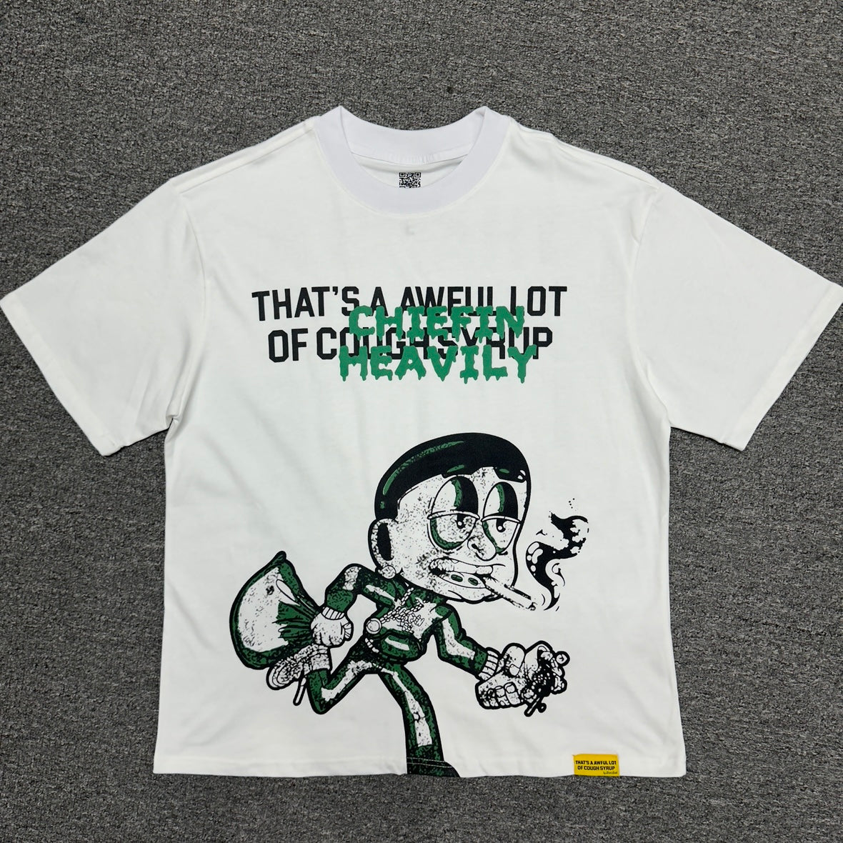 That's A Awful Lot Of Cough Syrup x Chiefin Heavily "Running Man" Tee