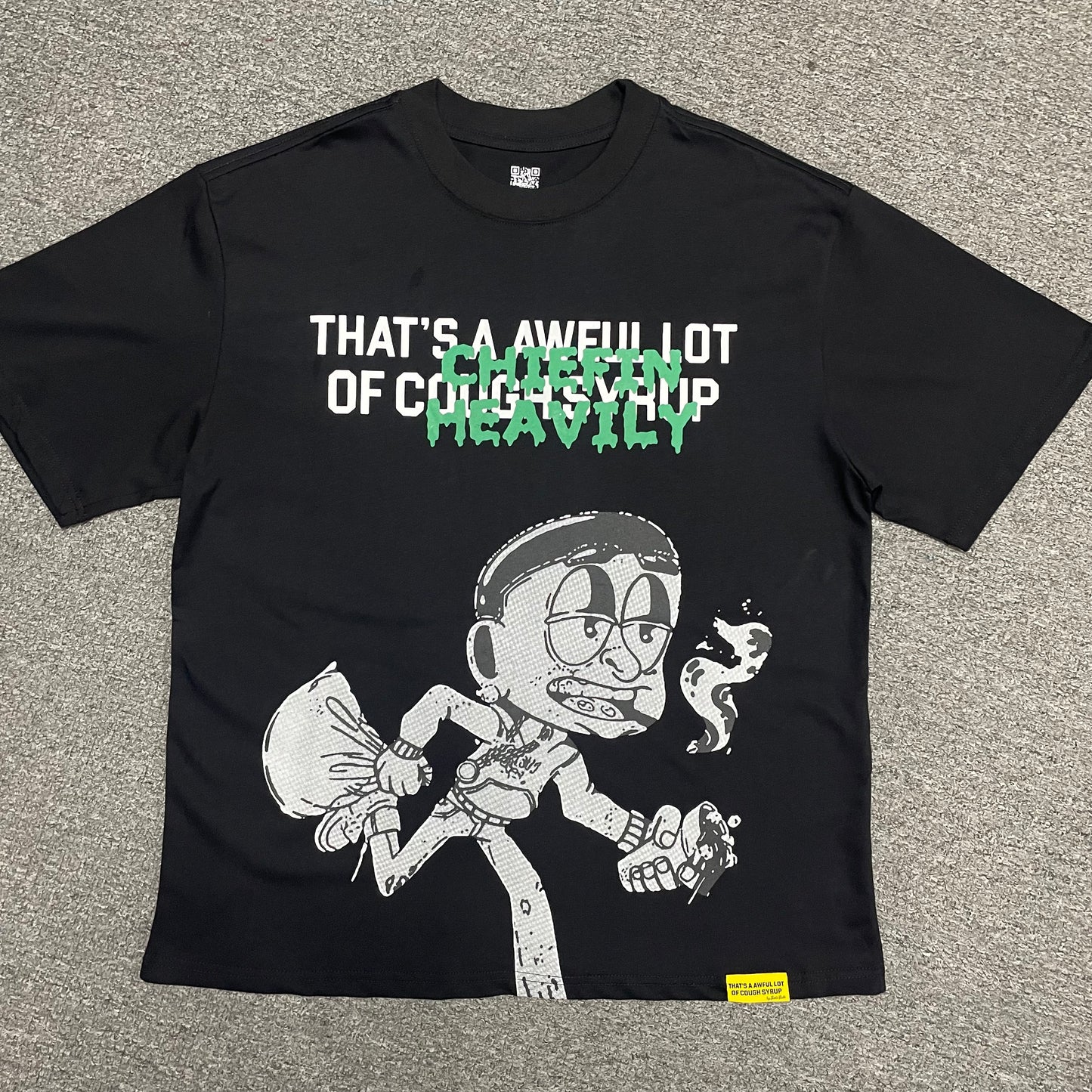 That's A Awful Lot Of Cough Syrup x Chiefin Heavily "Running Man" Tee