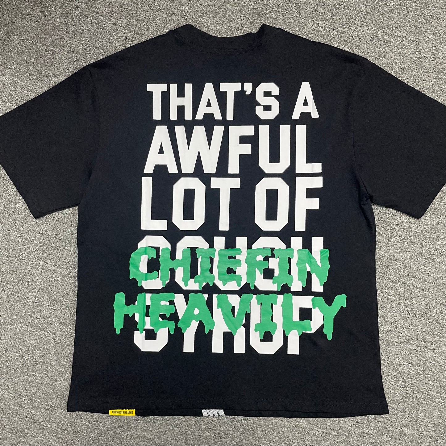 That's A Awful Lot Of Cough Syrup x Chiefin Heavily "Running Man" Tee