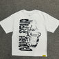 The "Hand Holding Bottle" graphic t-shirt