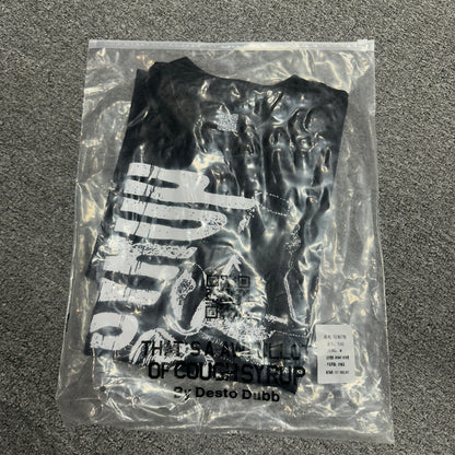 The "Hand Holding Bottle" graphic t-shirt